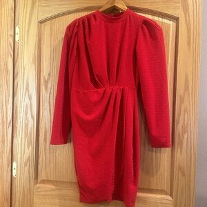 Red Holiday sparkling red dress SHEIN size large